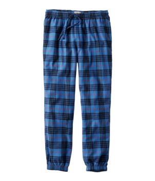 Men's Scotch Plaid Flannel Jogger Pants