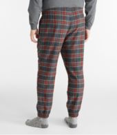 Mens flannel online joggers