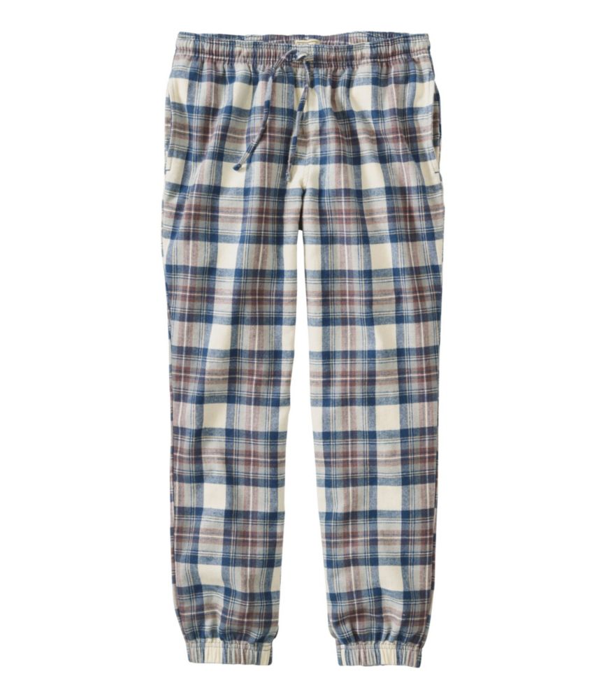 Men's Scotch Plaid Flannel Jogger Pants, , small image number 1