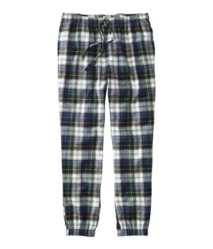 Men's Scotch Plaid Flannel Jogger Pants