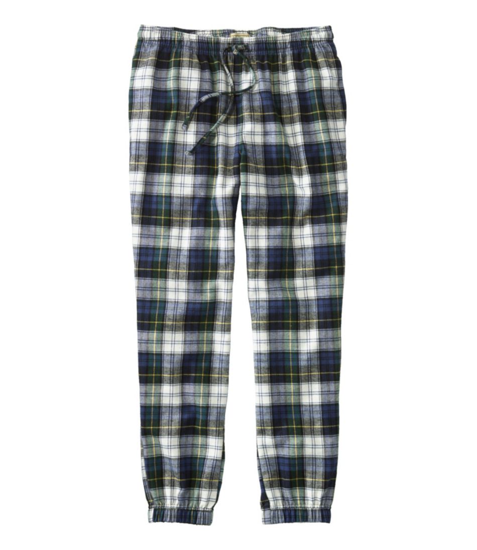 Flannel jogger pants