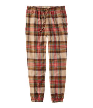 Men's Scotch Plaid Flannel Jogger Pants