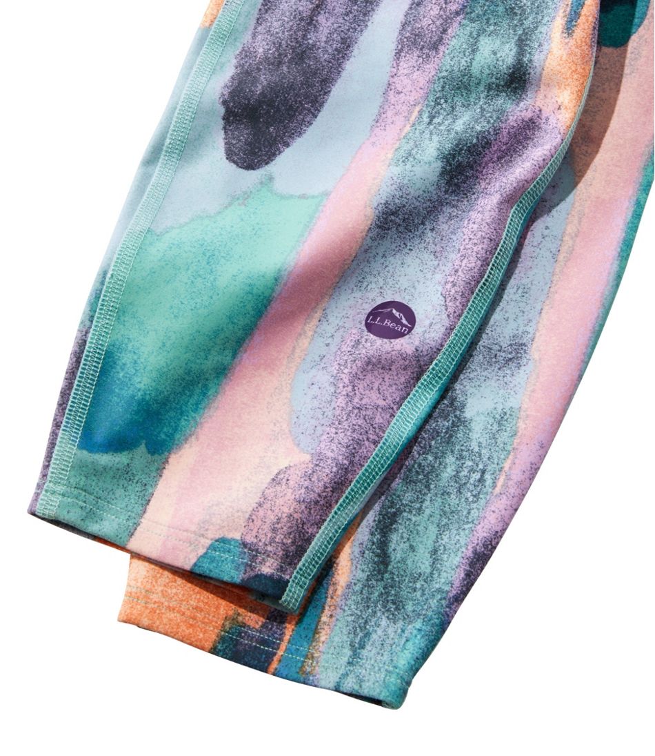 WaterLily, Colorful Printed 7/8 Leggings - Legging Bay