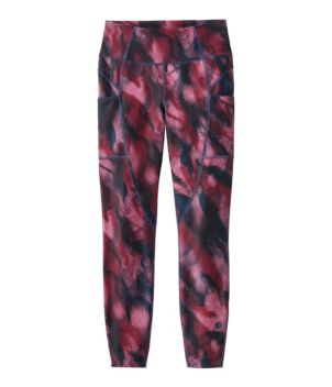 Women's L.L.Bean Everyday Performance 7/8 Pocket Tights, High-Rise Print