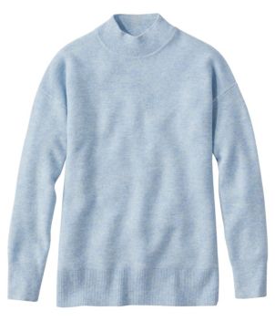 Women's Respun Cashmere Sweater, Mockneck