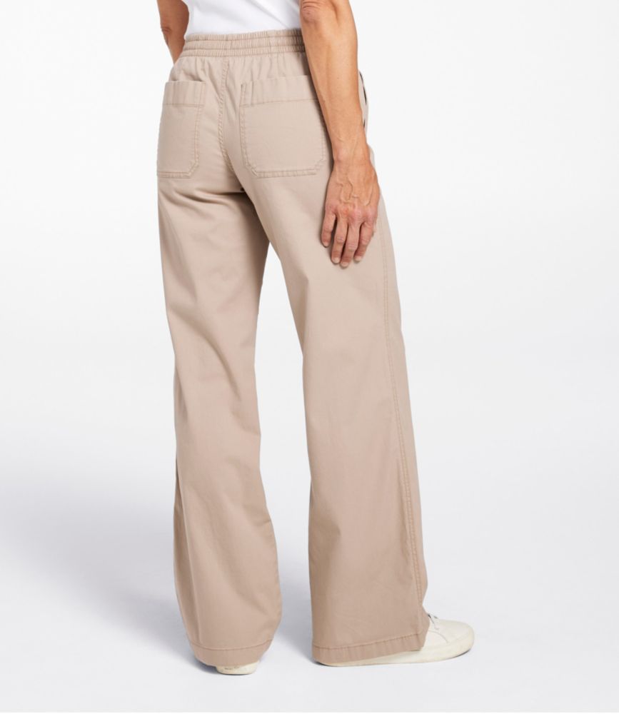 Lakewashed Pull-on Chinos, Mid-Rise Wide-Leg, Coal Dust, small image number 3