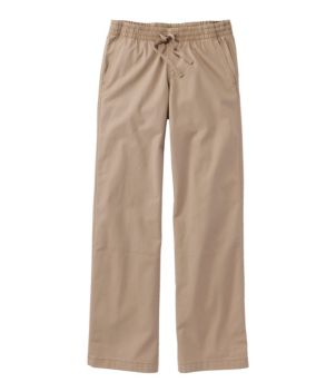 Lakewashed Pull-on Chinos, Mid-Rise Wide-Leg