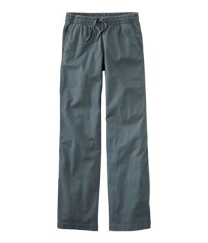 Lakewashed Pull-on Chinos, Mid-Rise Wide-Leg