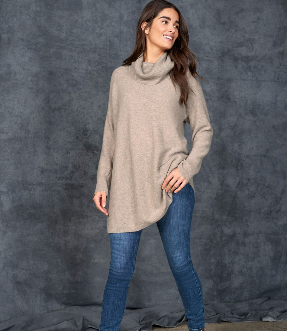 Women's Respun Cashmere Turtleneck Sweater | Sweaters at L.L.Bean