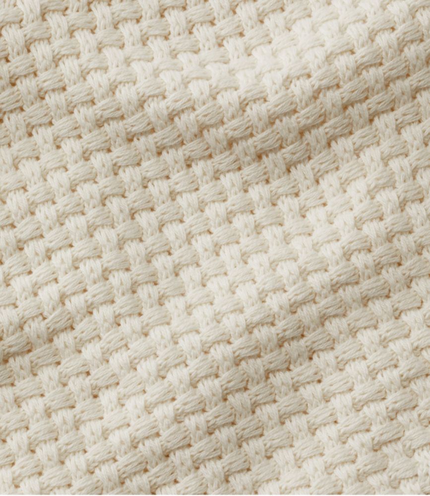 Women's Basketweave Sweater, Button-Front Cardigan, Soft Spruce Heather, small image number 4