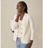 Women's Basketweave Sweater, Button-Front Cardigan