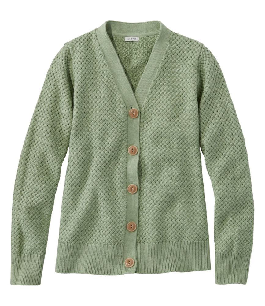 Women's Basketweave Sweater, ButtonFront Cardigan Sweaters at L.L.Bean