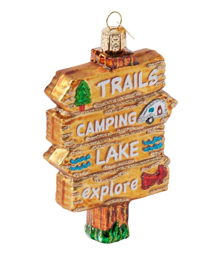 Glass Gone Camping Ornament