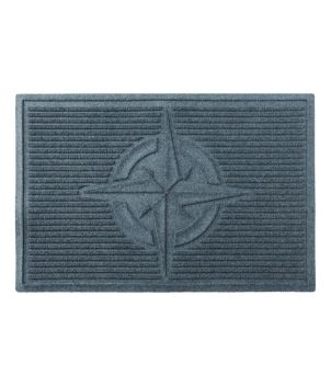 Everyspace Recycled Waterhog Doormat, Compass Rose