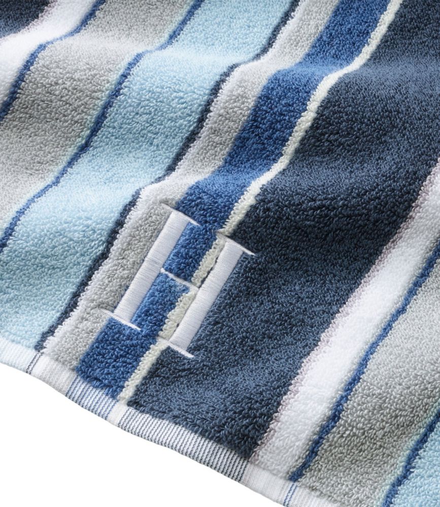 Bean's Organic Cotton Towel, Stripe, Blue Quartz, small image number 2