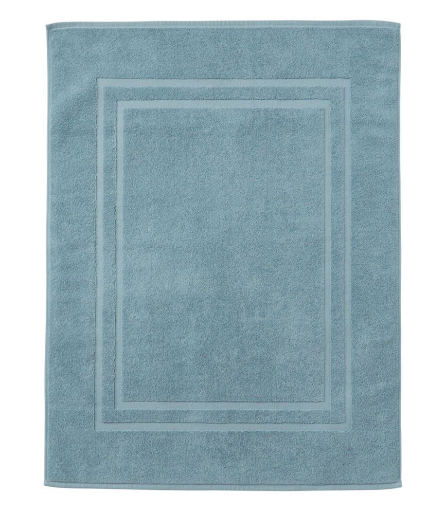 Bean's Organic Cotton Towel Bath Mat, Blue Quartz, small image number 1