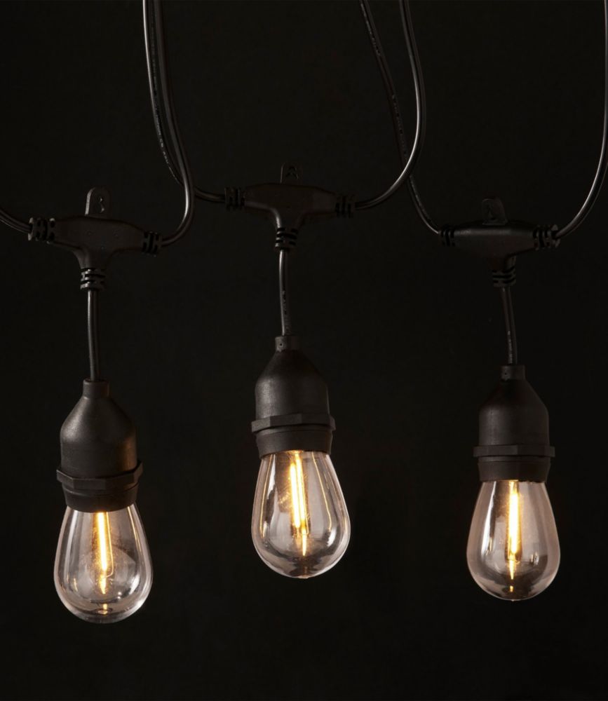 Solar String Lights, Edison Bulb Lamps at L.L.Bean