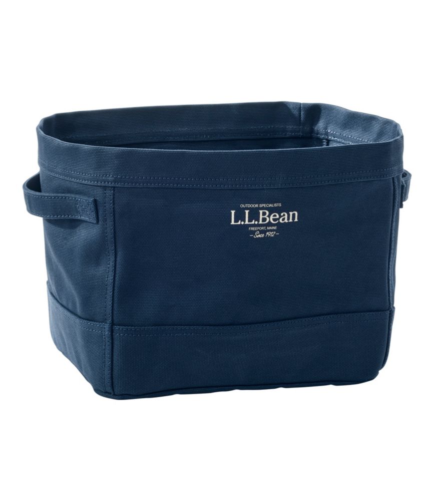 Canvas Storage Tote, Rectangular