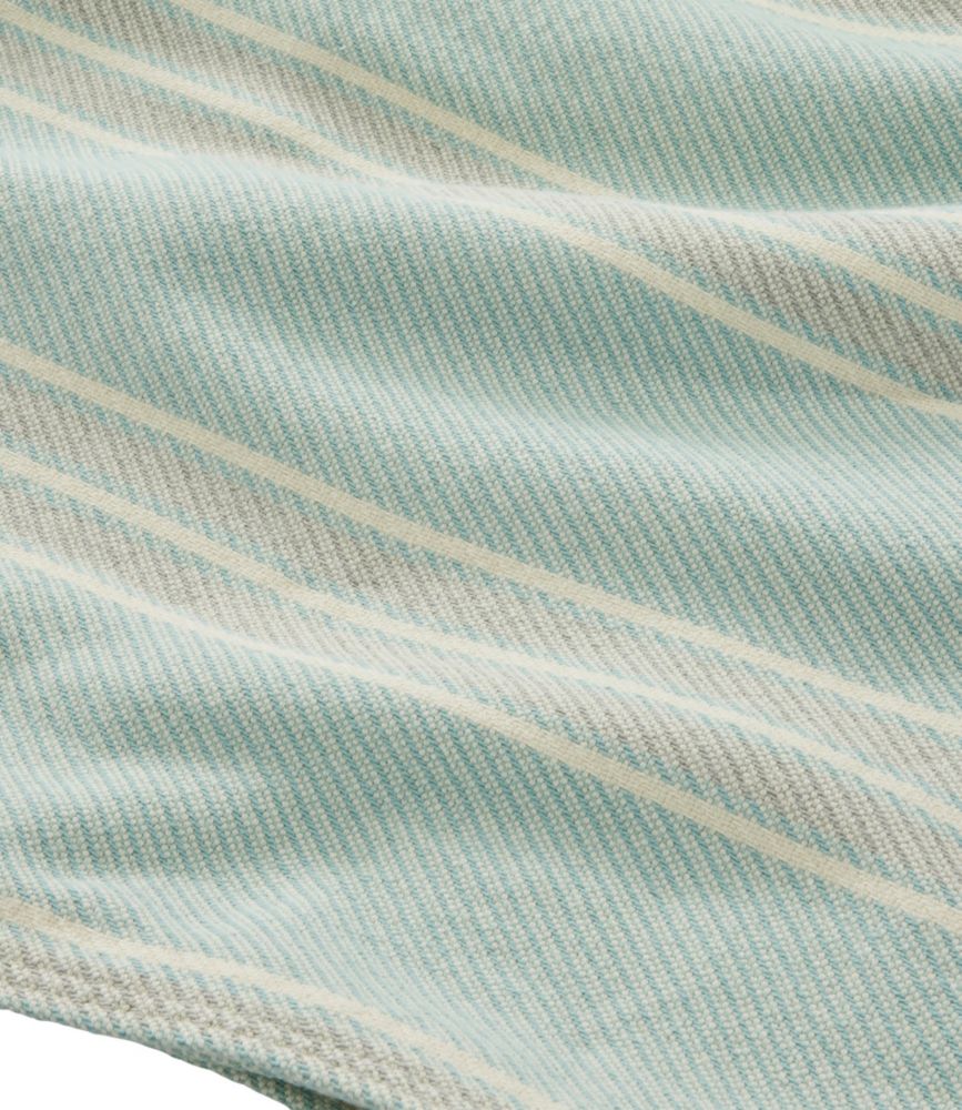 Maine Twill Blanket, Stripe, Bluegrass, small image number 2