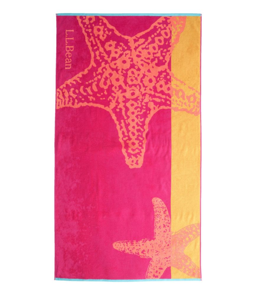 Seaside Beach Towel, Starfish, Coral Taffy, small image number 2