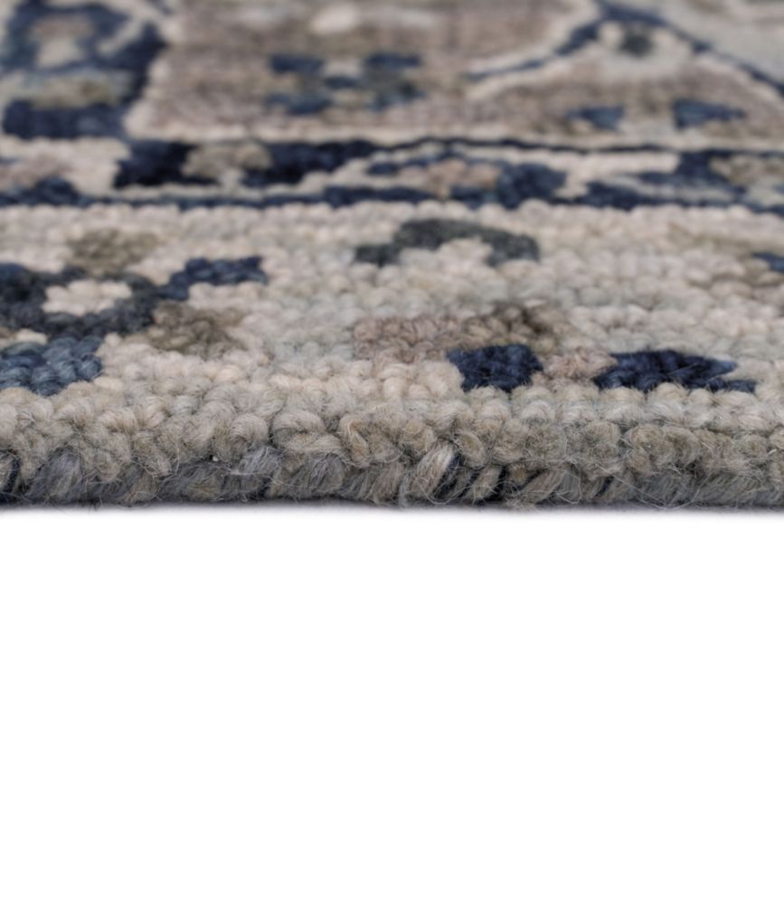 Diamond Floral Wool Tufted Rug Indoor at L.L.Bean