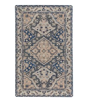 Diamond Floral Wool Tufted Rug