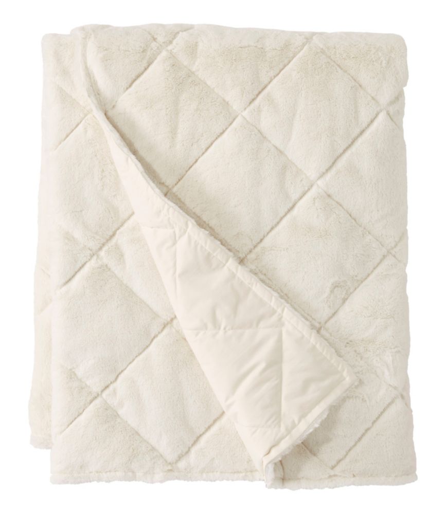 Ultraplush PrimaLoft Throw, Cream, small image number 1