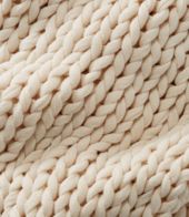 Ll bean cable knit blanket new arrivals