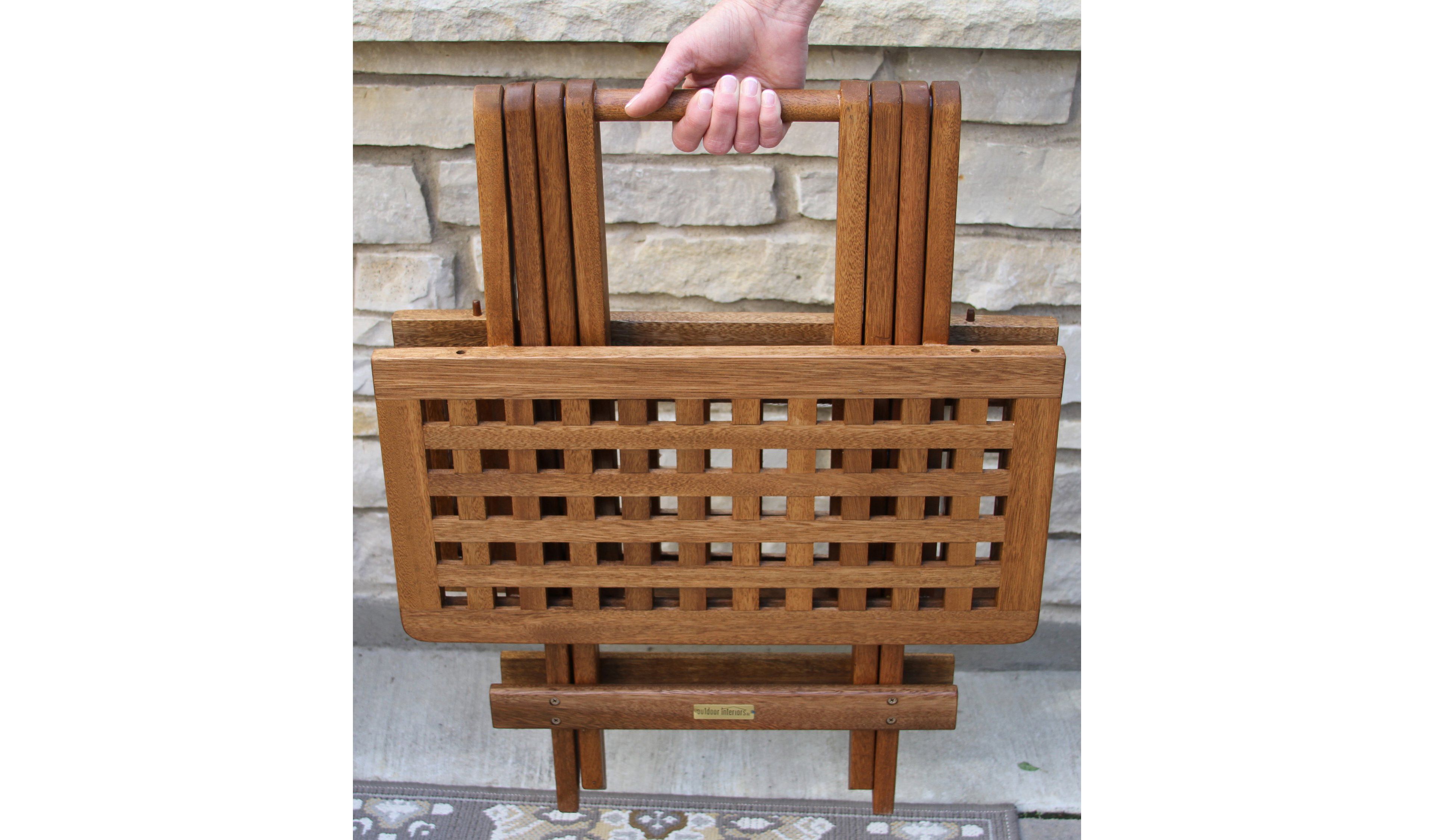 Eucalyptus Folding Side Table
