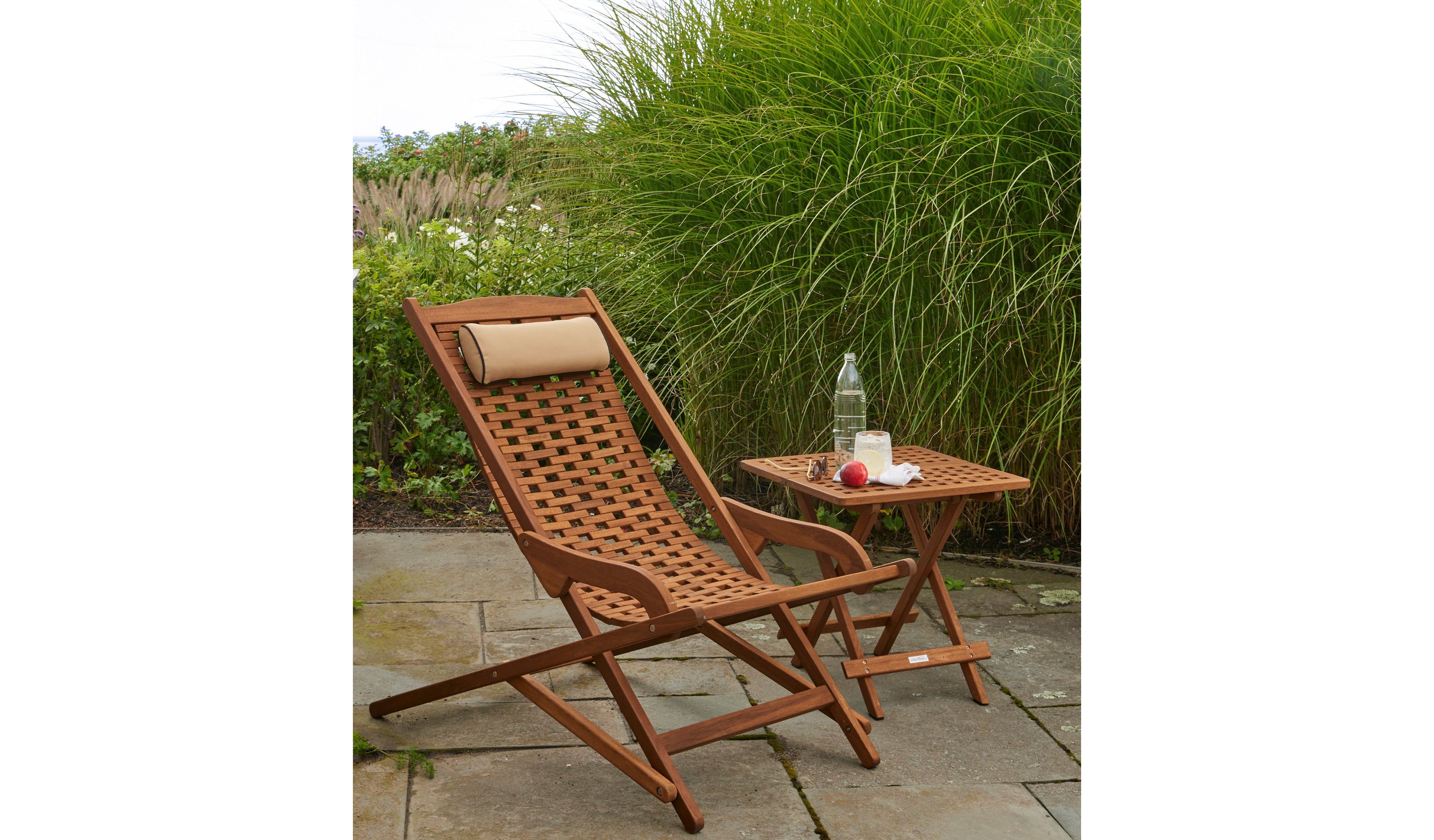 Eucalyptus Folding Side Table