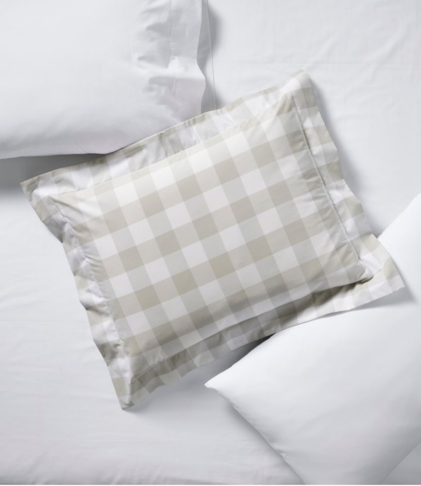 280-Thread-Count Pima Percale Comforter Cover Collection, Check