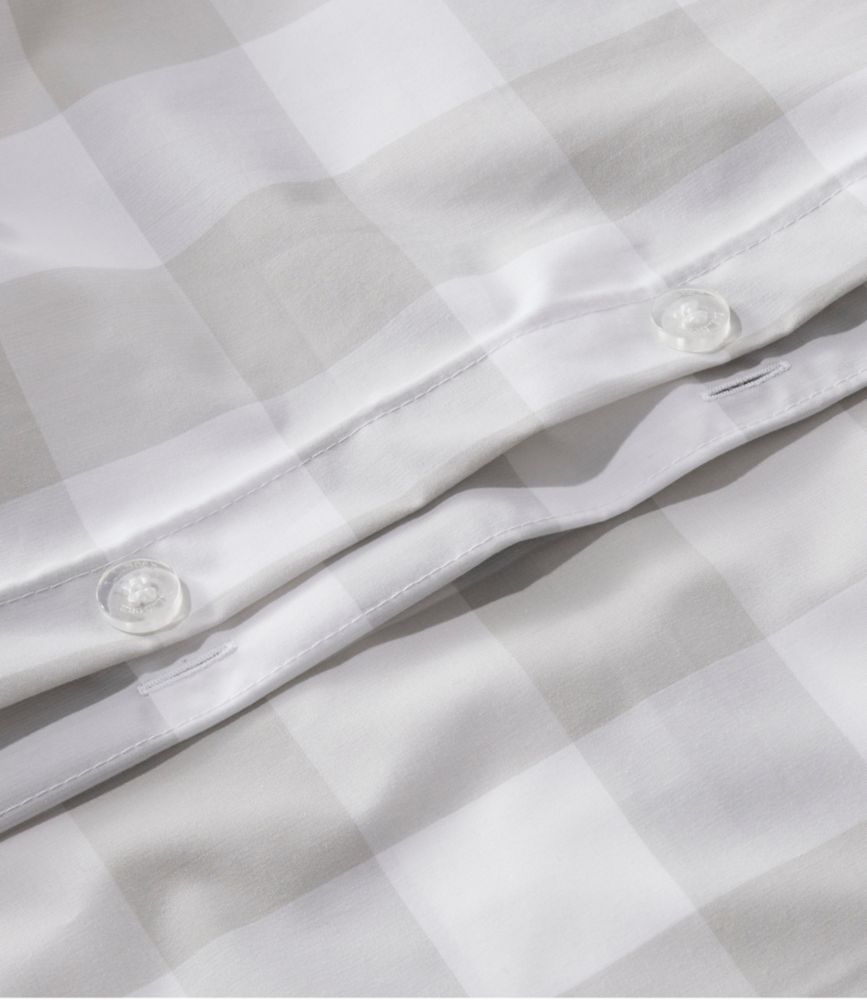 280-Thread-Count Pima Percale Comforter Cover Collection, Check