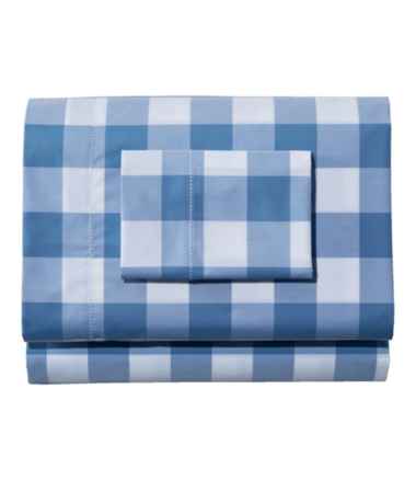 280-Thread-Count Pima Cotton Pillowcases, Check, Set of Two
