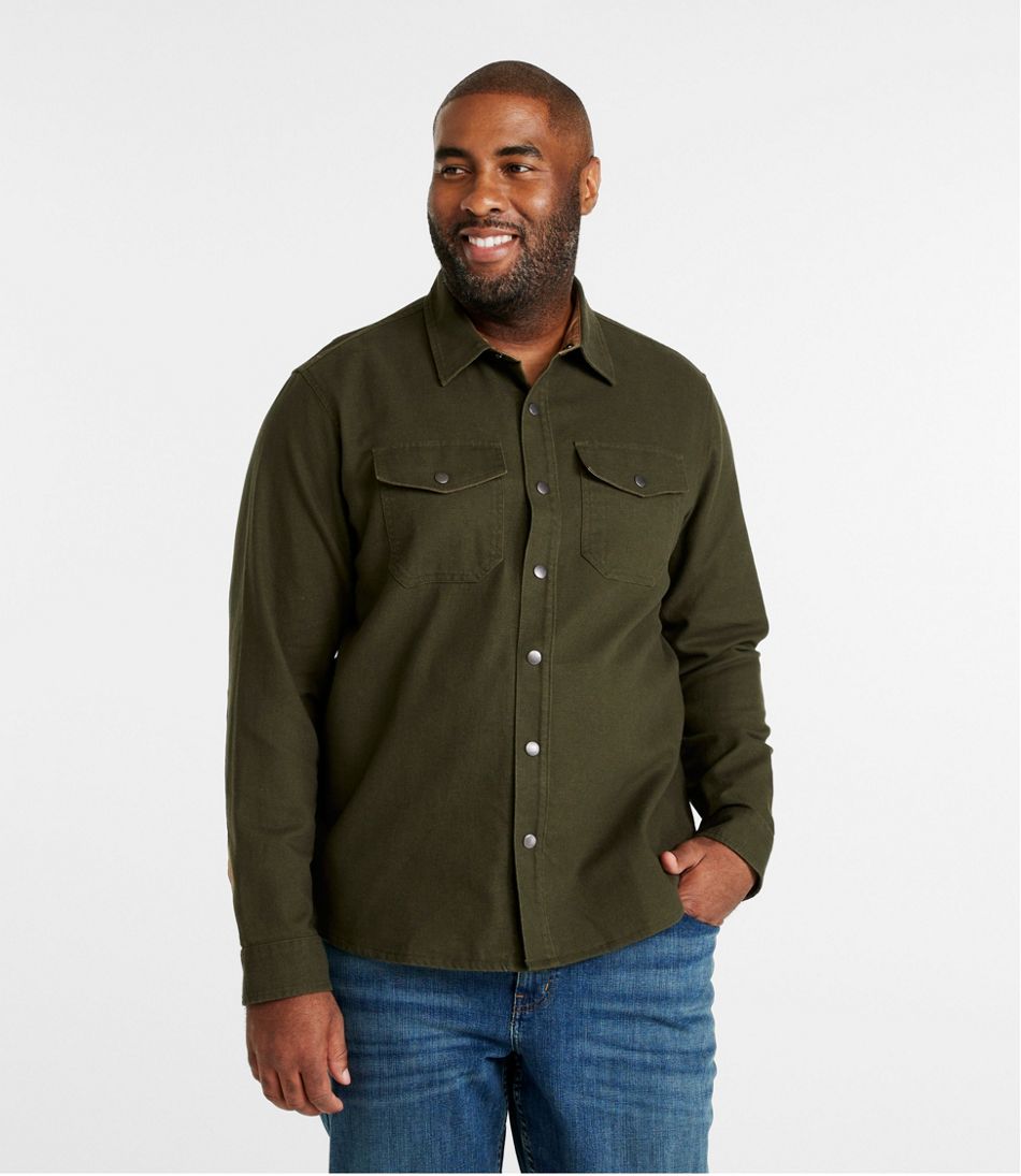 Men's Signature Rugged Soft Twill Shirt | Casual Button-Down Shirts at ...