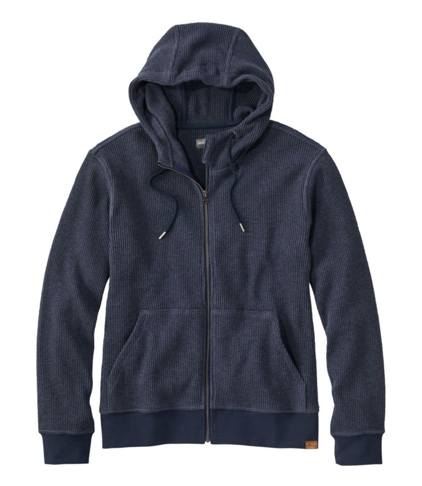 Men's Signature Waffle Full-Zip Hoodie | Sweatshirts u0026 Fleece at L.L.Bean