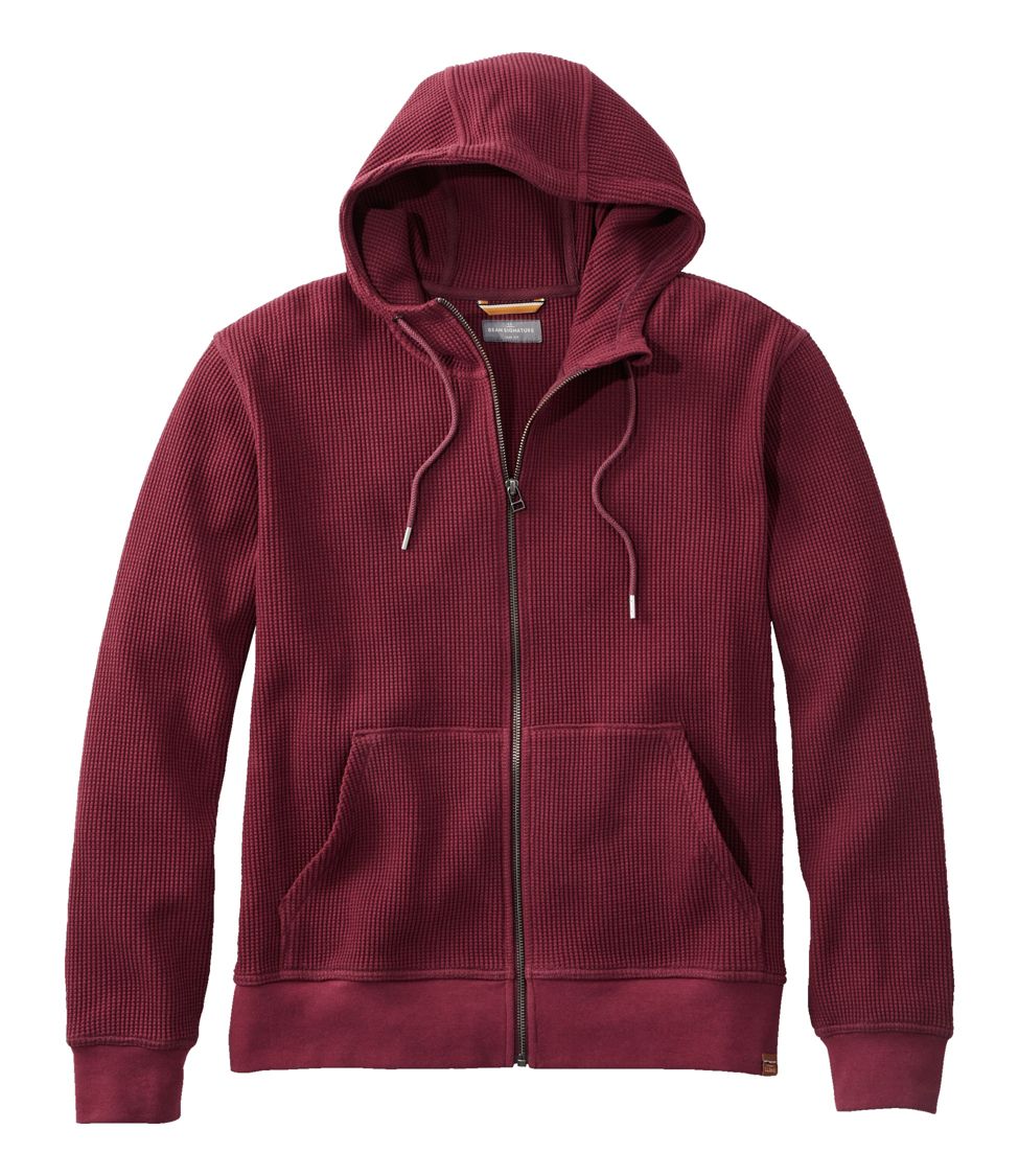 Mens burgundy 2024 zip hoodie