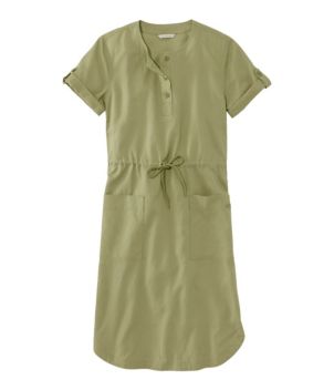 Women's Signature Tencel Linen Blend Woven Dress