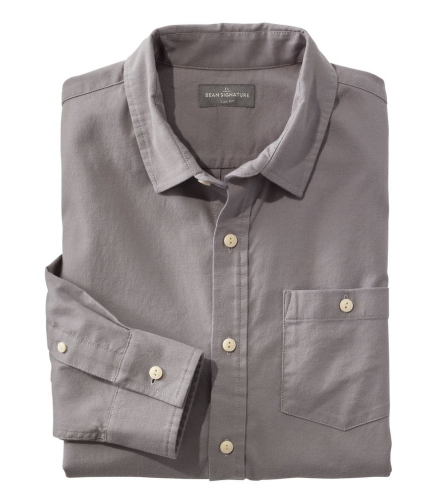 Men's Signature Stretch Oxford Shirt, Long-Sleeve | Shirts at L.L.Bean