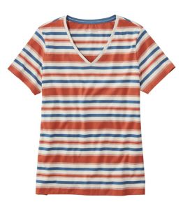 Women's Signature Rangeley Cotton Tee, V-Neck