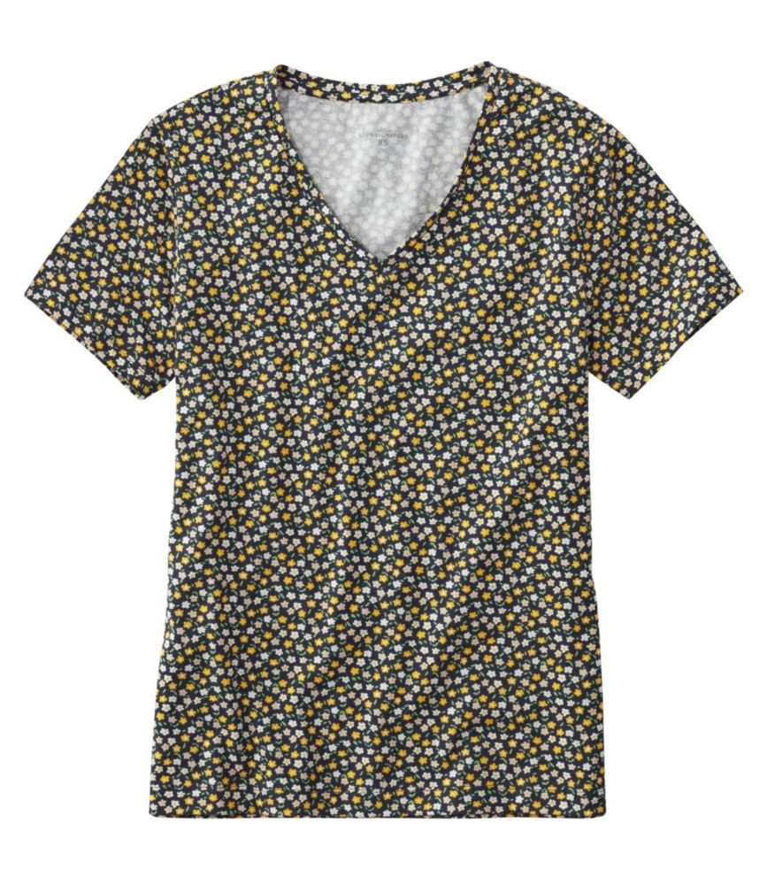 Women's Signature Rangeley Cotton Tee, V-Neck