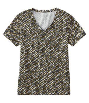 Women's Signature Rangeley Cotton Tee, V-Neck