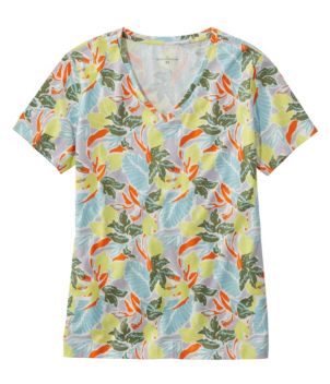 Women's Signature Rangeley Cotton Tee, V-Neck