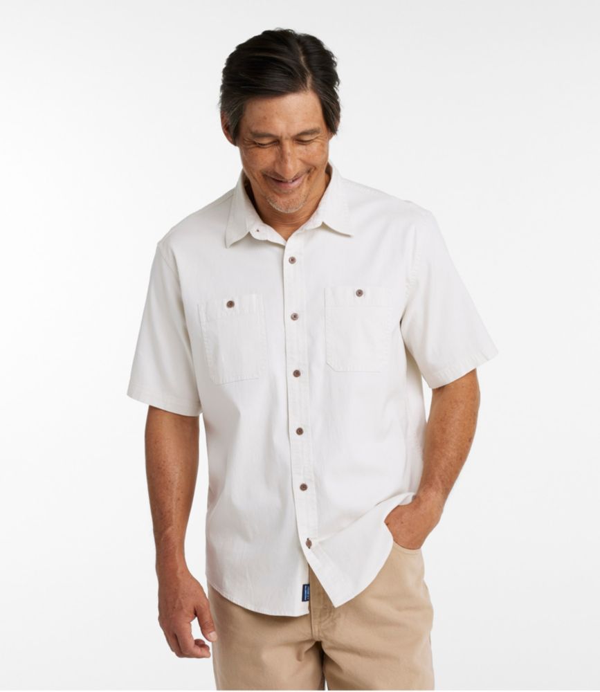 Men's Lakewashed Camp Shirt, Short-Sleeve, Traditional Untucked Fit, , small image number 2