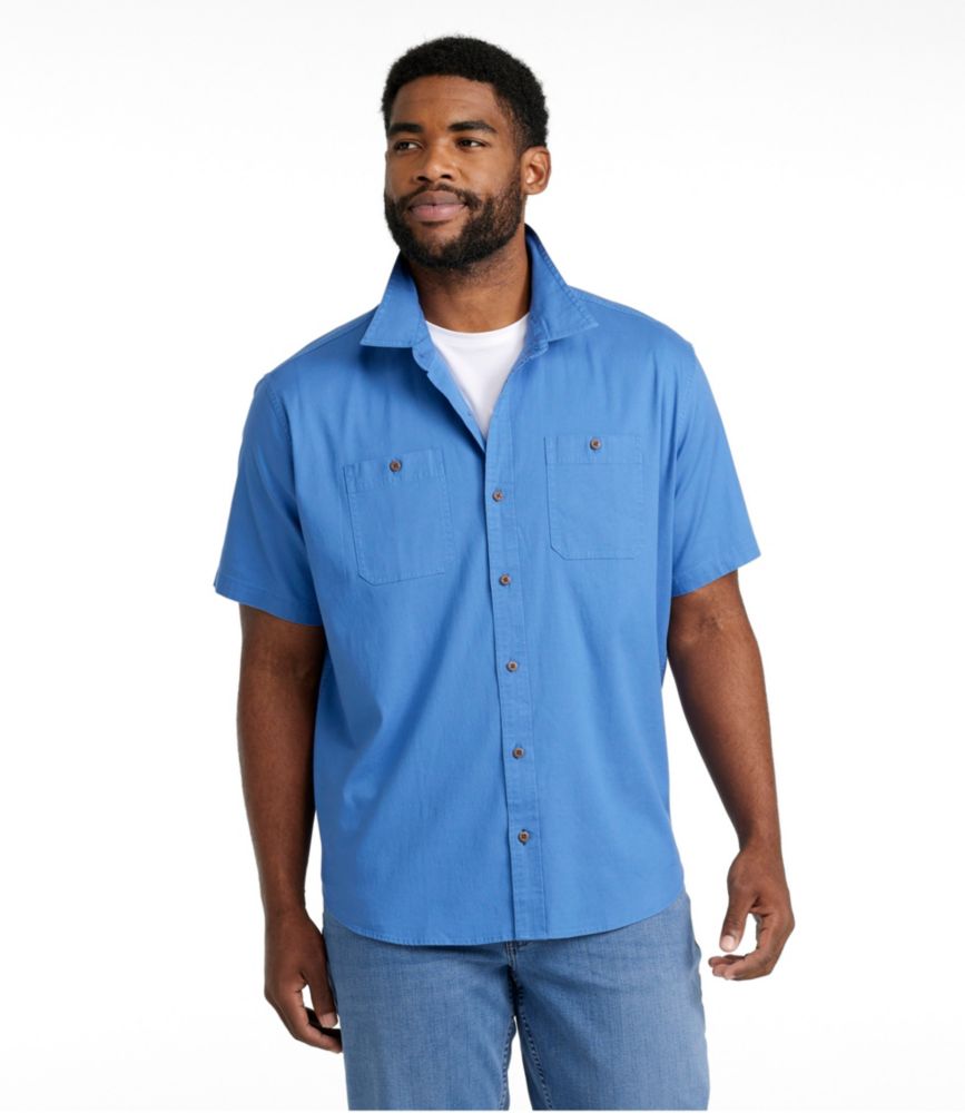 Men's Lakewashed Camp Shirt, Short-Sleeve, Traditional Untucked Fit, , small image number 4