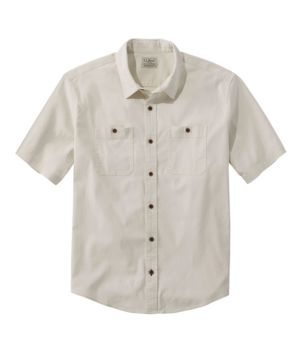 Men's Lakewashed Camp Shirt, Short-Sleeve, Traditional Untucked Fit