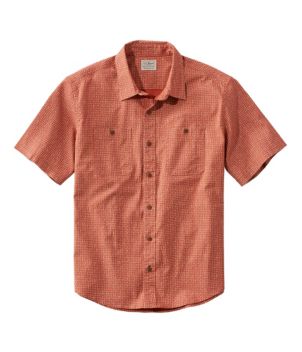 Men's Lakewashed Camp Shirt, Short-Sleeve, Traditional Untucked Fit