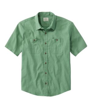 Men's Lakewashed Camp Shirt, Short-Sleeve, Traditional Untucked Fit