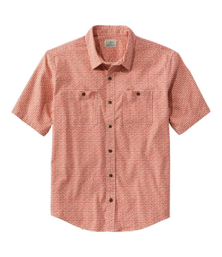 Men's Lakewashed Camp Shirt, ShortSleeve, Traditional Untucked Fit