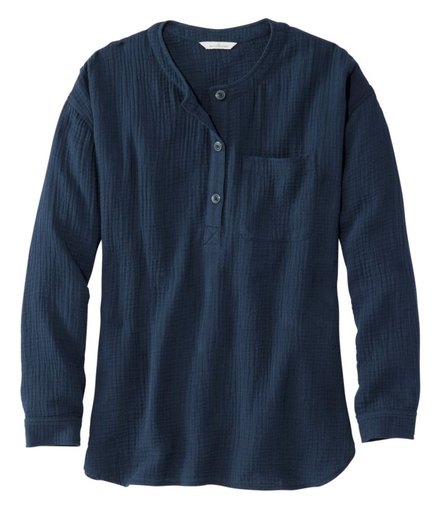 Women's Signature Cotton DoubleWeave Shirt, LongSleeve Shirts