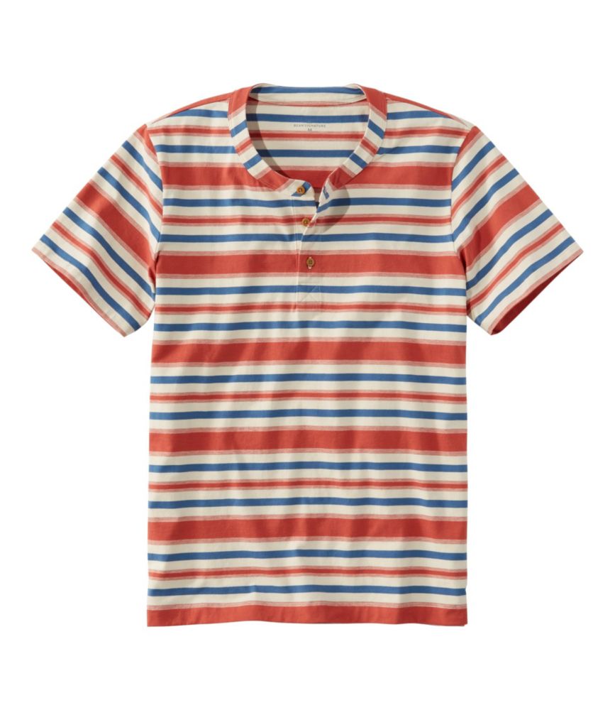 Men's Signature Rangeley Cotton Henley, Short-Sleeve